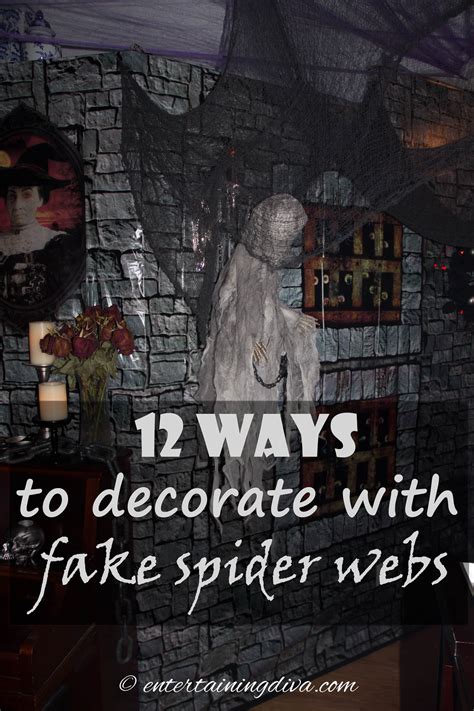 good fake spider web cloth|creepy spider webs.